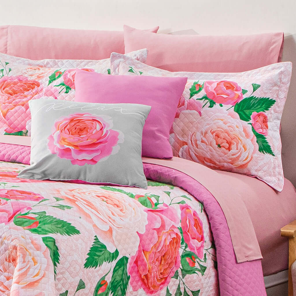 Coordinado de Colcha Rosalina 